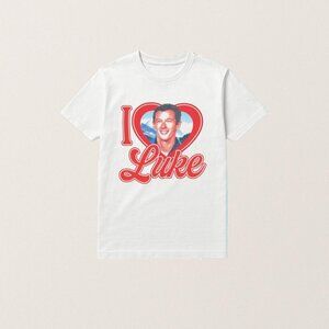 Dua Lipa Callum Turner I Heart Luke Shirt 172
